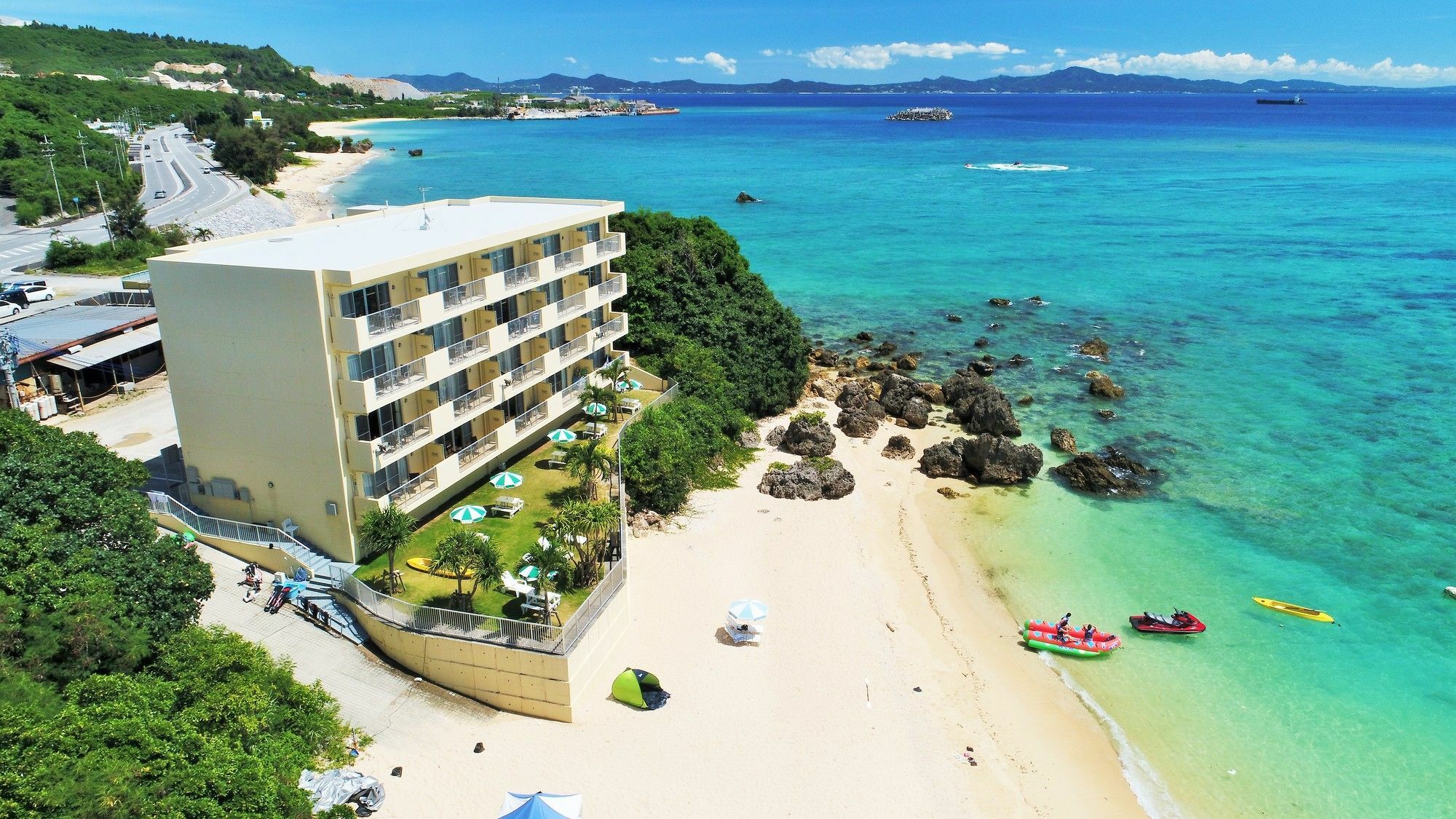 ホテル 美ら海オンザビーチ 本部町 エクステリア 写真